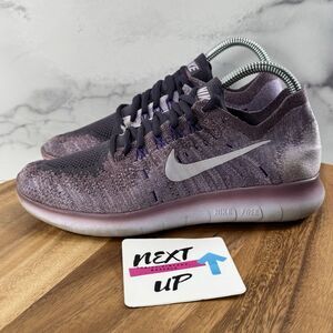 Nike Free RN Flyknit 2017 Running Sneaker Shoes Womens Size 7 Purple Minimalist